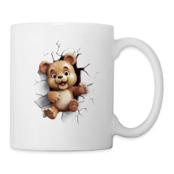 Niedlicher Bär für Kinder für Kinder - Tasse - Weiß - Rechts