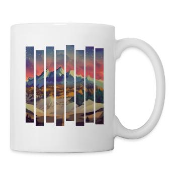 Mountains, mountain hikers, hiking, mountain hiking, hiking - Mug - white - Right
