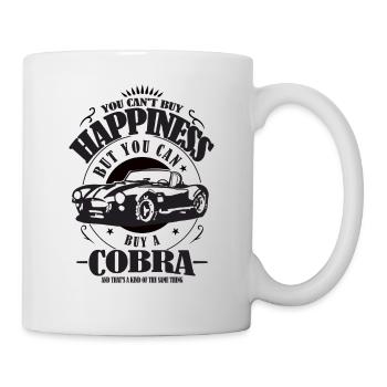 AC Cobra Drôle Dire Cadeau Bonheur Acheter - Mug blanc - blanc - Droite