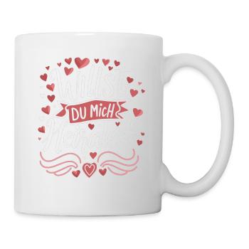 Willst du mich heiraten - Tasse - Weiß - Rechts