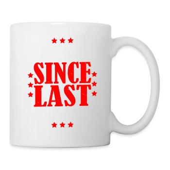 0 Jours depuis le dernier accident 13 - Mug blanc - blanc - Droite