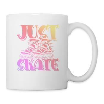 skate skaten - Tasse - Weiß - Rechts