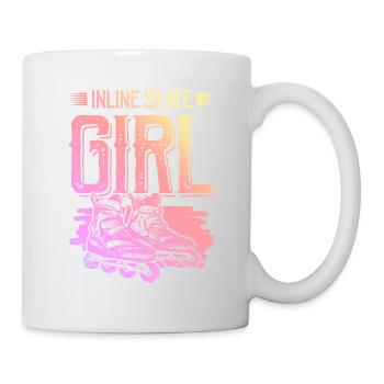 Skate Inline Girls - Mug blanc - blanc - Droite