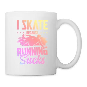 skate skaten - Tasse - Weiß - Rechts