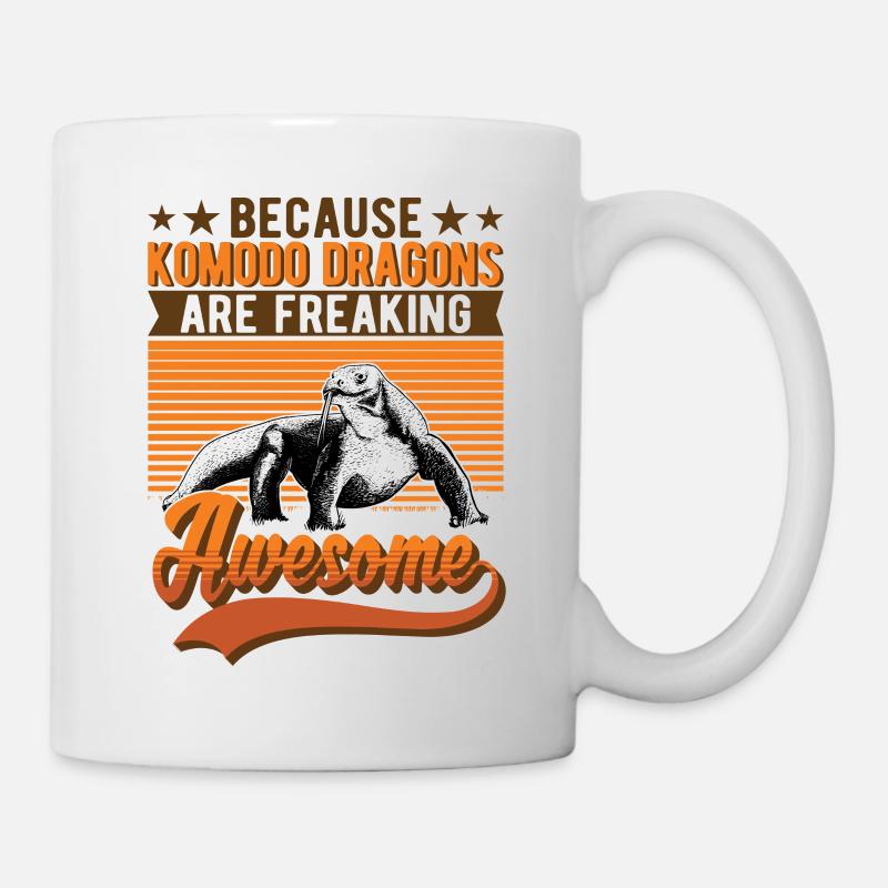 Komodowaran Komododrache Waran - Tasse - Weiß