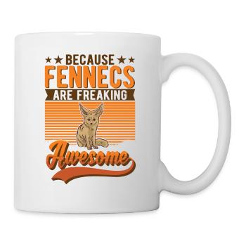 Parce que les Fennecs sont des Fennek impressionnants - Mug blanc - blanc - Droite