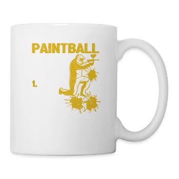 Paintball Dad Définition Drôle de papa de paintball - Mug blanc - blanc - Droite