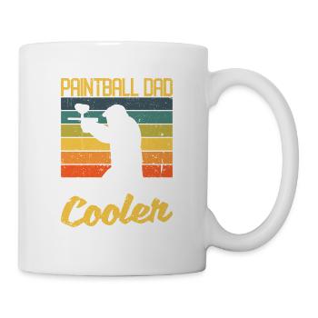 Paintball Papa Comme un papa normal mais plus cool - Mug blanc - blanc - Droite