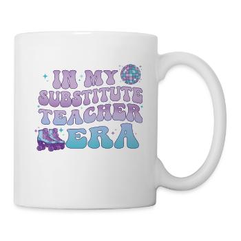 In My Substitute Teacher Era Retro Teacher - Mug - white - Right