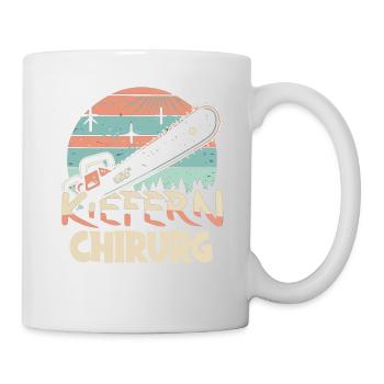 Kiefernchirurg - Tasse - Weiß - Rechts