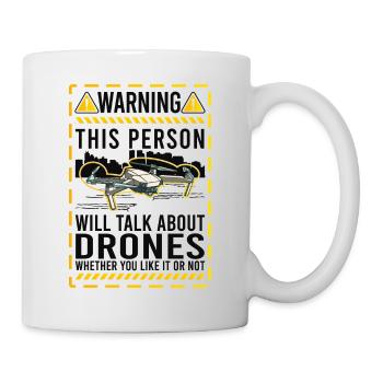 Drone Drone Pilot Quadcopter - Mug blanc - blanc - Droite