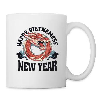 Vietnamesisches Neujahr Drache Vietnam I Geschenk - Tasse - Weiß - Rechts