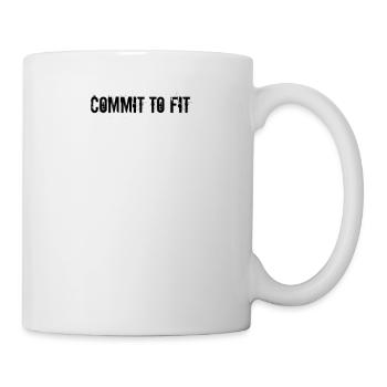 Fitness - Commit to fit - Mug - white - Right