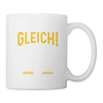 bier lustiger spruch - Tasse - Weiß - Rechts