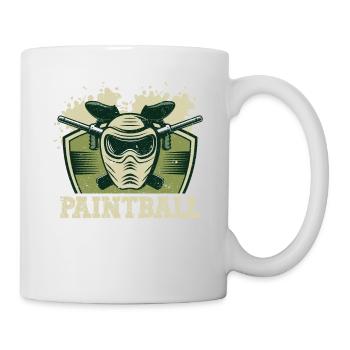 Paintball Creative Paint Color Art Airsoft Paint - Mug - white - Right