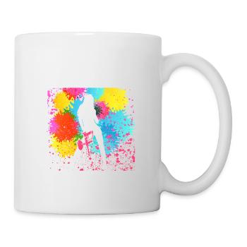 Mädchen Paintballer Spielerin Paintball Frau - Tasse - Weiß - Rechts