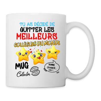 Tasse Mug Humour Les Meilleurs Collègues Du Monde - Mug blanc - blanc - Droite