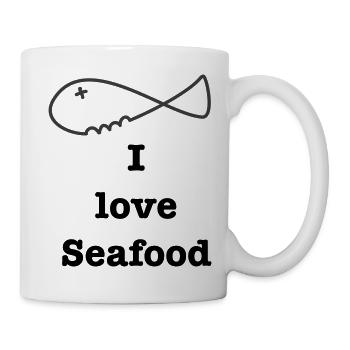 I love Seafood 2 - Mug - white - Right