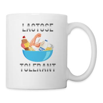 Lactose Tolerant Funny Dairy Products Free Vegan - Mug - white - Right