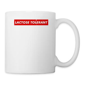 Lactose Tolerant Funny Humor Dairy Free Milk Pun - Mug - white - Right
