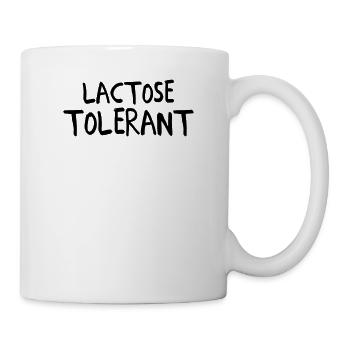 Lactose Tolerant Humor Cheese Funny Dairy Milk Pun - Mug - white - Right