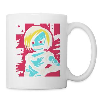 General Zombie Rebellin Anime - Tasse - Weiß - Rechts