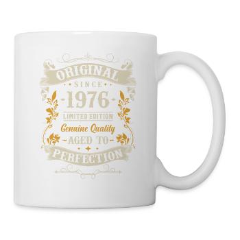 Vintage 1976 Anniversaire Surprise - Mug blanc - blanc - Droite