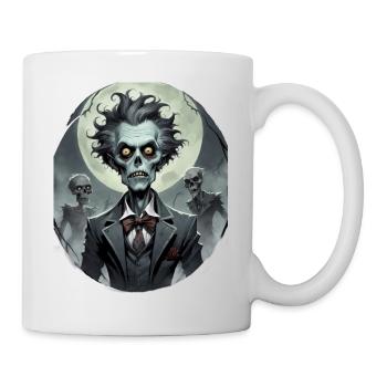 ZOMBIE en costume 11 - Mug blanc - blanc - Droite