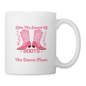 Il n’y a rien de tel que le son des bottes Western L - Mug blanc - blanc - Droite