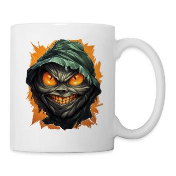 Halloween Spooky Cartoon Mummy - Mug blanc - blanc - Droite