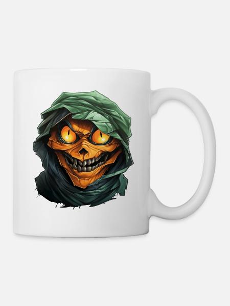 Halloween Spooky Cartoon Mummy - Tasse - Weiß