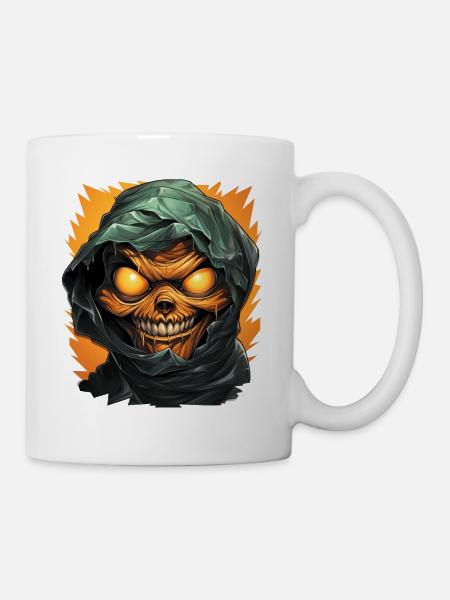Halloween Spooky Cartoon Mummy - Tasse - Weiß