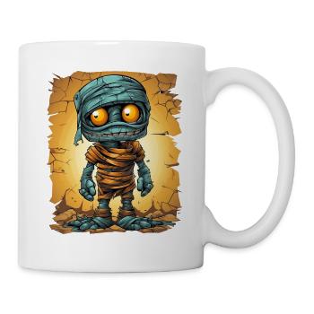 Halloween Spooky Cartoon Mummy - Mug - white - Right