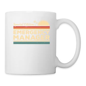 Vintage Emergency Manager - Mug - white - Right