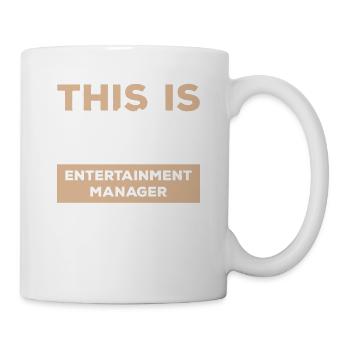 So sieht ein großartiger Unterhaltungsmanager aus - Tasse - Weiß - Rechts