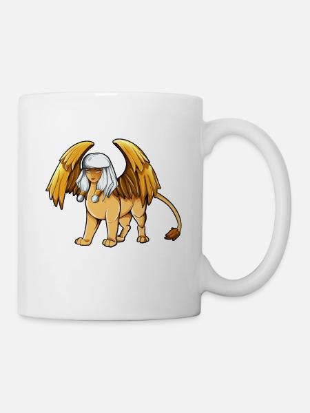 Sphinx - Tasse - Weiß