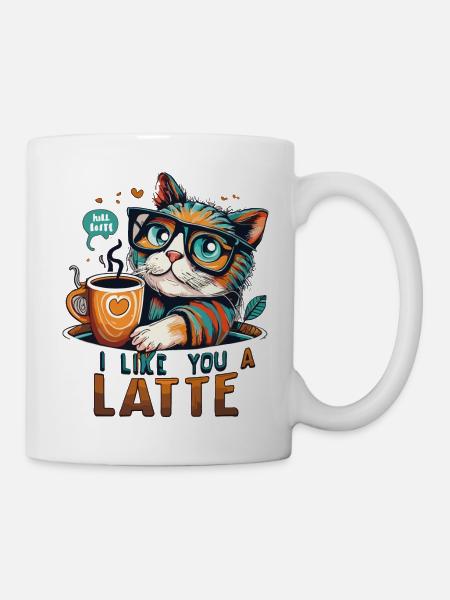 Latte Macchiato - Tasse - Weiß