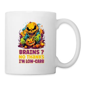 Citrouille diabétique pour Halloween : Le Low Carb - Mug blanc - blanc - Droite
