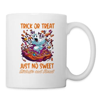 Trick or Treat Just No Sweet for Diabetes - Mug - white - Right