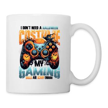 Spooky gaming skills for Halloween - Mug - white - Right