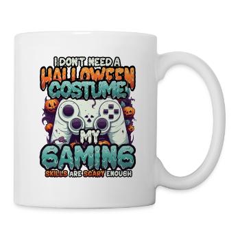 Spooky gaming skills for Halloween - Mug - white - Right