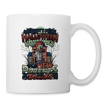 No Halloween costume, just Halloween for parents - Mug - white - Right