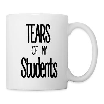 Tears of my students - Mug - white - Right