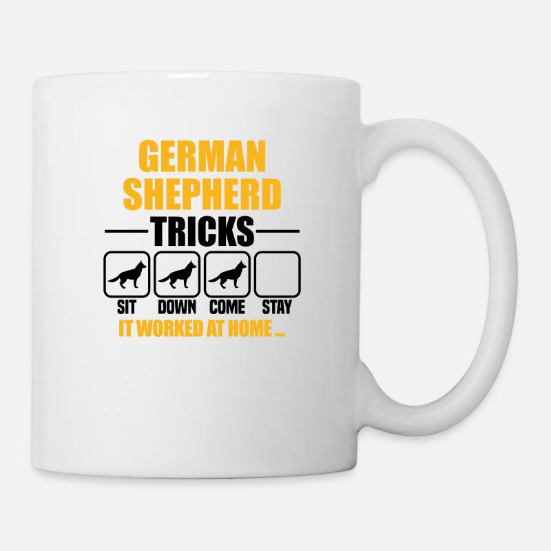 German Shepherd Tricks - Mug - white