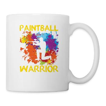 Paintball Warrior Paintballing Player Anniversaire - Mug blanc - blanc - Droite