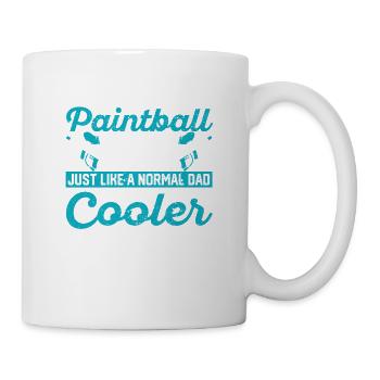 I'm a paintball dad Funny paintballer - Mug - white - Right
