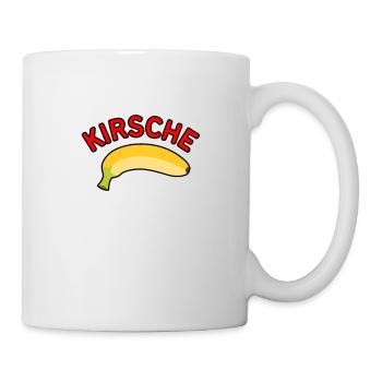 Banane Kirsche Falscher Name - Tasse - Weiß - Rechts