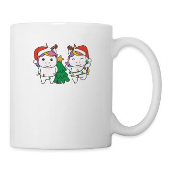 Unicorn Christmas Winter Animals Unicorn - Mug - white - Right