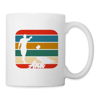 Hitting Holes And Crushing Souls Bean Bag Toss Cor - Mug - white - Right