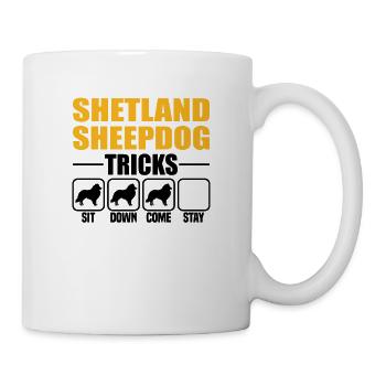 Shetland Sheepdog Tricks - Mug - white - Right